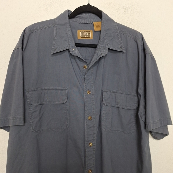 C.E. Schmidt Workwear Men's Outdoor Short Sleeve Button Down Shirt Size XL - Picture 2 of 11